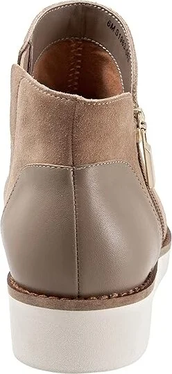 SoftWalk Wesley Women's Boots Stone Suede : 7.5 N (AA) - Image 5