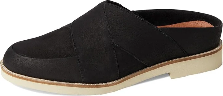 SoftWalk Wessex Women's Flat Shoes Black Nubuck : 5 M (B), Leather - Image 5