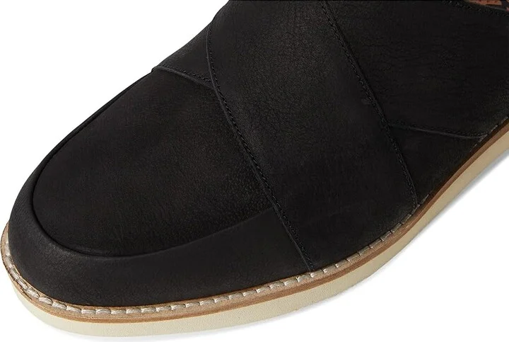 SoftWalk Wessex Women's Flat Shoes Black Nubuck : 5 M (B), Leather - Image 7