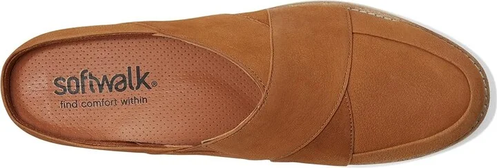 SoftWalk Wessex Women's Flat Shoes Luggage Nubuck : 9 M (B), Leather - Image 2