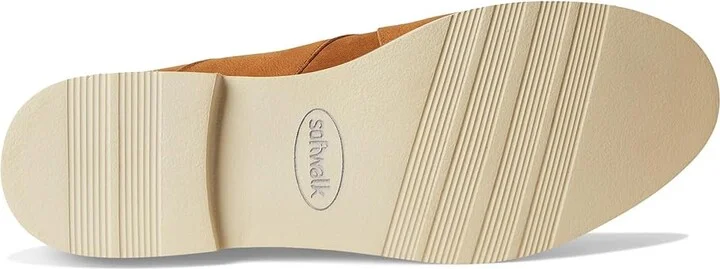 SoftWalk Wessex Women's Flat Shoes Luggage Nubuck : 9 M (B), Leather - Image 3