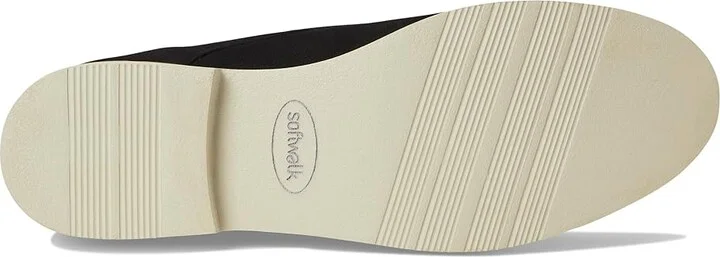 SoftWalk Wexford Women's Flat Shoes Black Nubuck : 6 W (E), Leather - Image 3