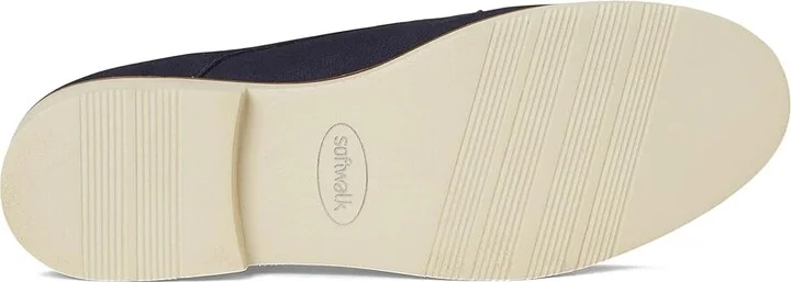 SoftWalk Wexford Women's Flat Shoes Navy Nubuck : 11 N (A), Leather - Image 3