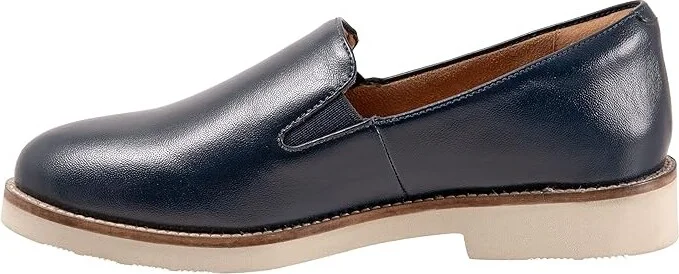 SoftWalk Whistle II Women's Flat Shoes Navy : 8.5 WW (EE) - Image 6