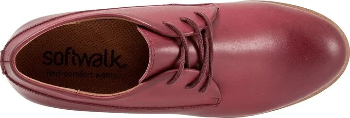 SoftWalk Whitby Women's Shoes Dark Red : 6.5 W (D), Leather - Image 2