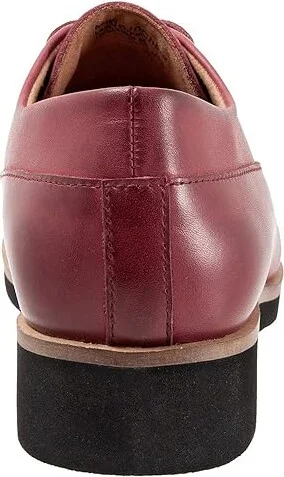 SoftWalk Whitby Women's Shoes Dark Red : 6.5 W (D), Leather - Image 4