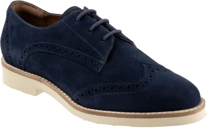 Navy Suede