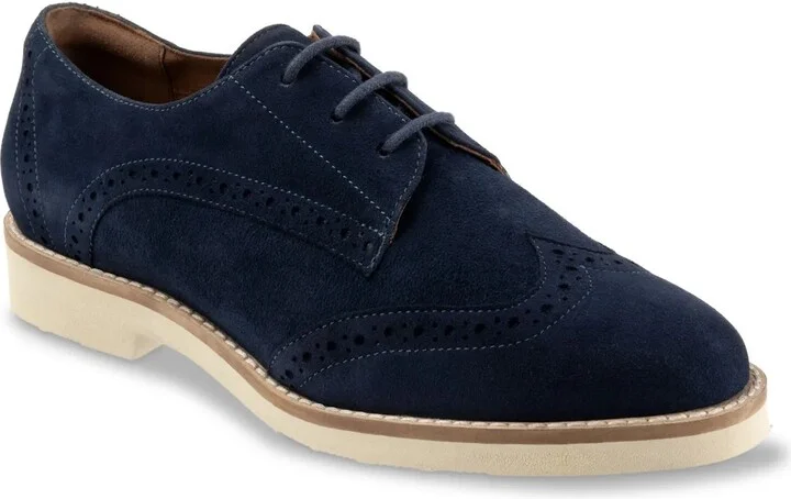 Navy Suede