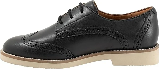 SoftWalk Willet Women's Flat Shoes Black : 8 M (B), Leather - Image 6