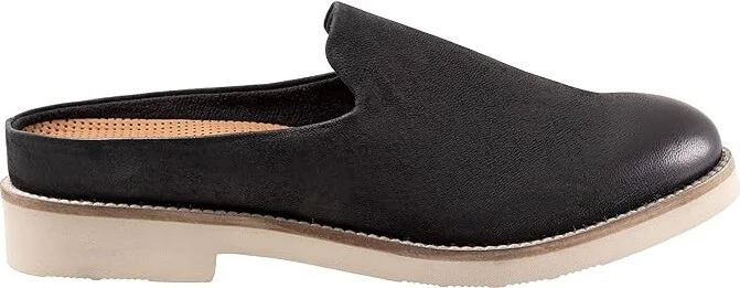 SoftWalk Wolcott II Women's Flat Shoes Black Nubuck : 9.5 N (AA), Leather/Nubuck - Image 7