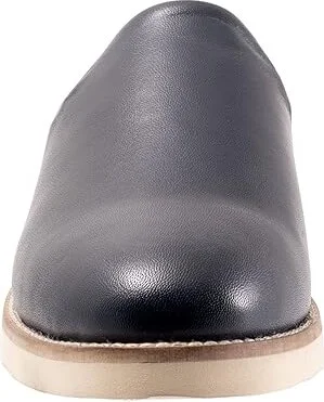 SoftWalk Wolcott II Women's Flat Shoes Navy : 6 W (D), Leather/Synthetic - Image 5