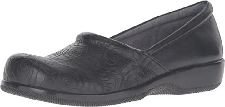 Black Rose Embossed/Soft Nappa Leather