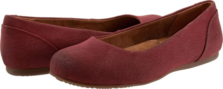 Cherry Red Embossed
