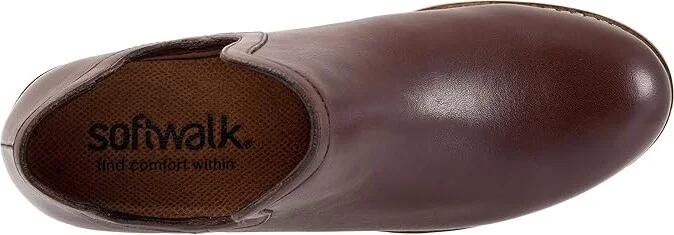 SoftWalk Woodbury Women's Boots Dark Brown : 7.5 W (D), Leather - Image 2