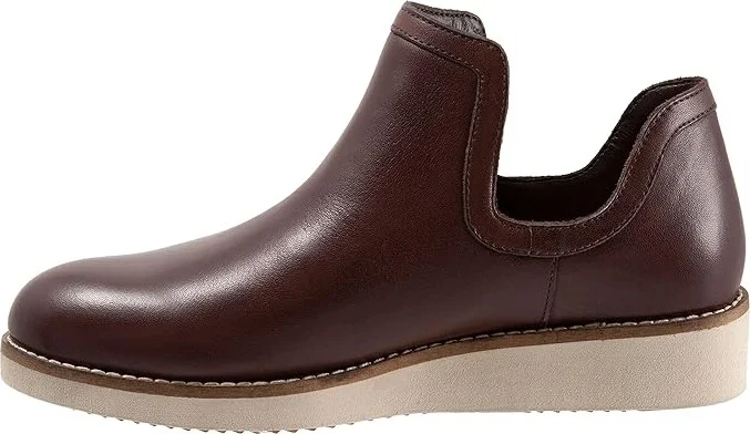 SoftWalk Woodbury Women's Boots Dark Brown : 7.5 W (D), Leather - Image 6