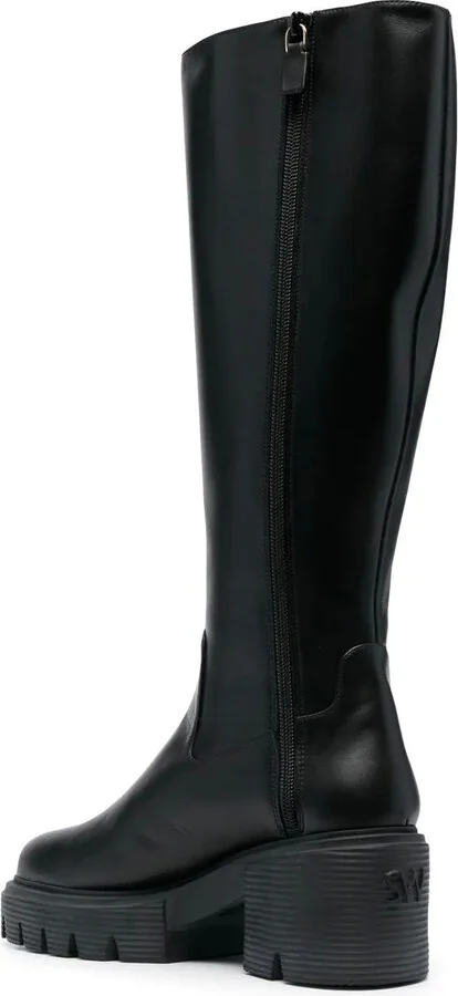 Soho calf-length leather boots - Image 3