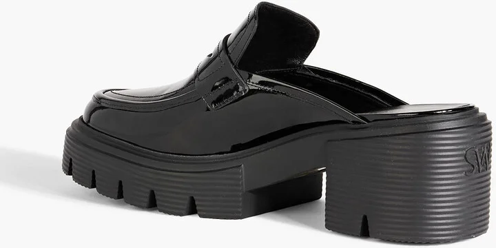 Soho patent-leather mules - Image 3