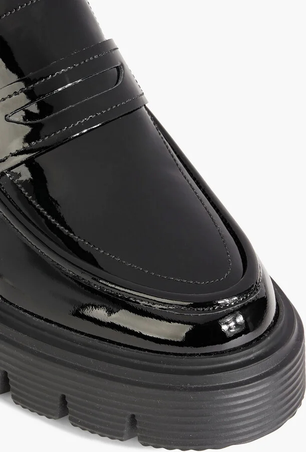 Soho patent-leather mules - Image 4