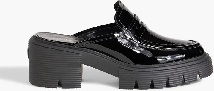 Soho patent-leather mules