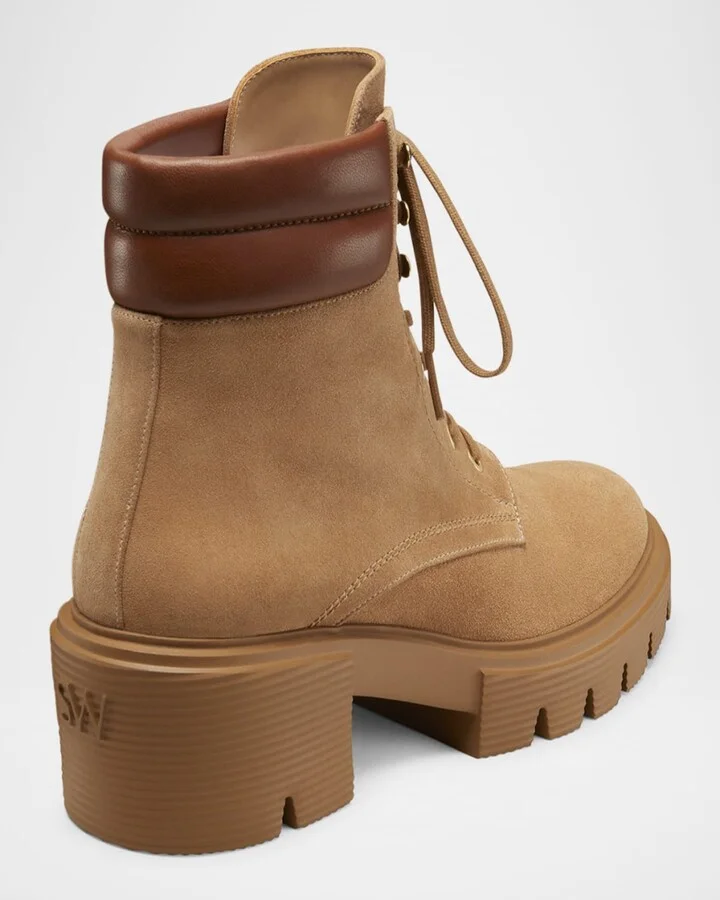 Soho Suede Lace-Up Booties - Image 3