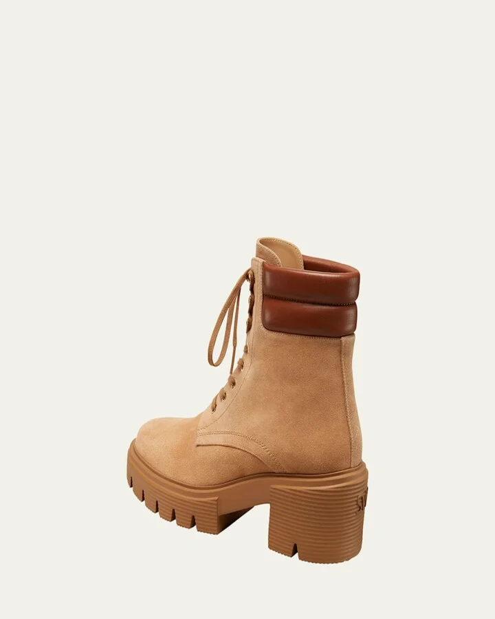 Soho Suede Lace-Up Booties - Image 2