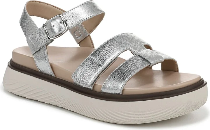 Solana Metallic Platform Sandal
