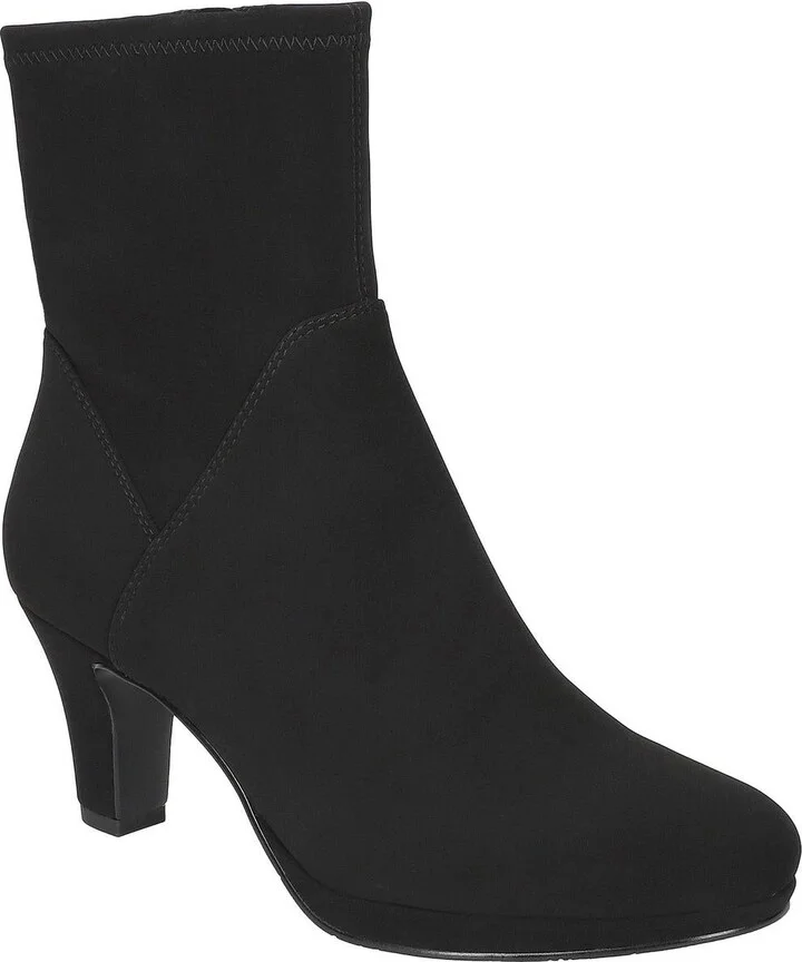 SOLANA Womens Solid Manmade Mid-Calf Boots