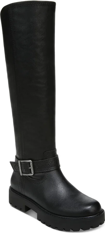 Solana Womens Zipper Knee-High Boots