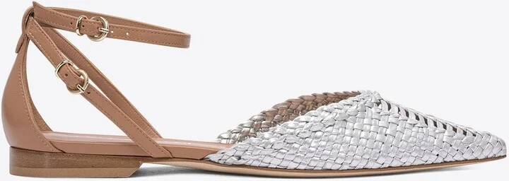 Solange Braided Leather Ballet Flats