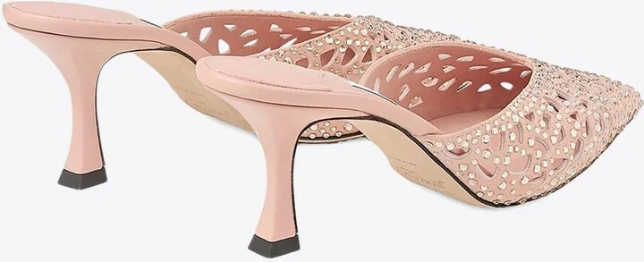 Solar 70 Crystal Suede Mules - Image 2