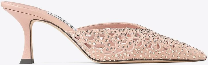 Solar 70 Crystal Suede Mules
