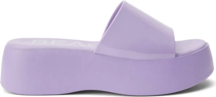 Solar Platform Sandal In Lilac
