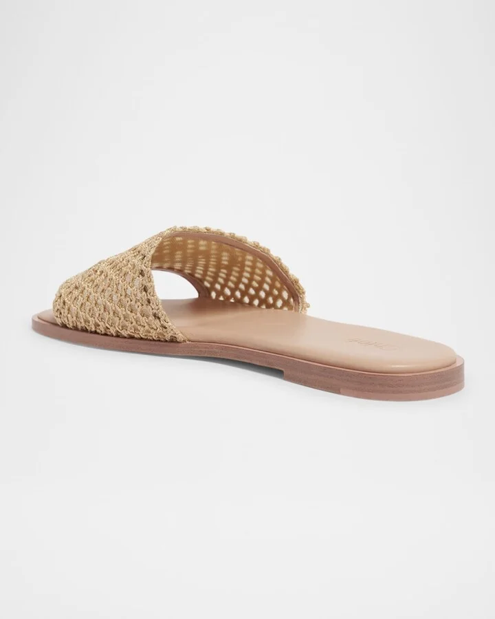 Soleil Crochet Slide Sandals - Image 2