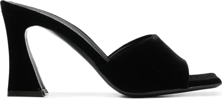 Solhene 90mm velvet-effect sandals