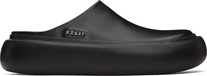 Solid Homme Black Hardware Loafers