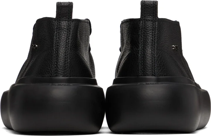 Solid Homme Black Platform Derbys - Image 2