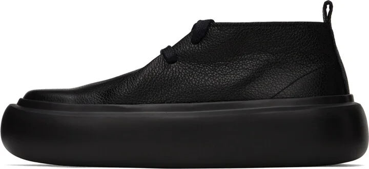 Solid Homme Black Platform Derbys - Image 3