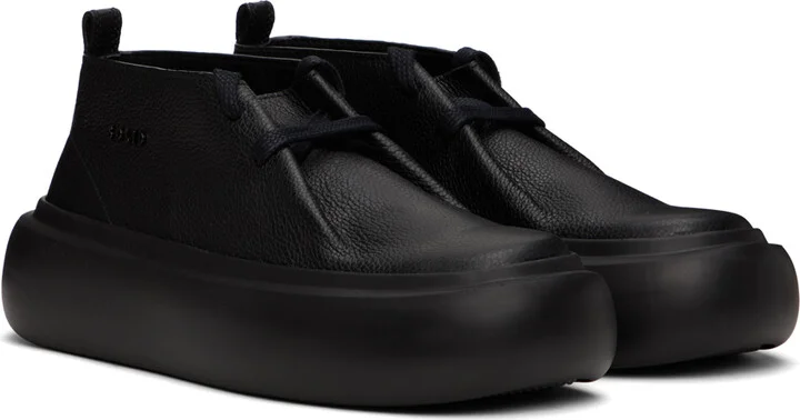 Solid Homme Black Platform Derbys - Image 4