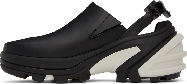 Solid Homme Black Sculptural Loafers - Image 3