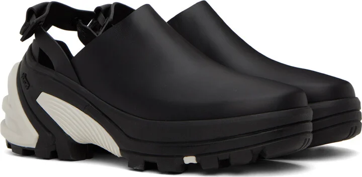 Solid Homme Black Sculptural Loafers - Image 4