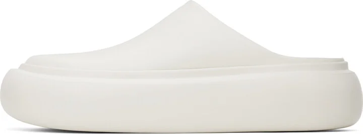 Solid Homme White Hardware Loafers - Image 3