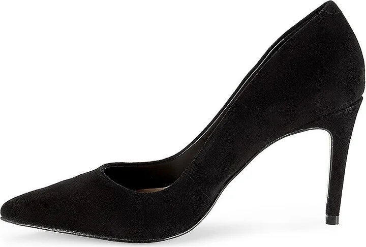 Solid Suede Pumps - Image 4