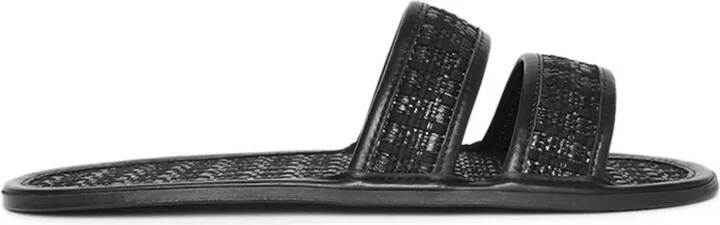Solid Summer woven slides