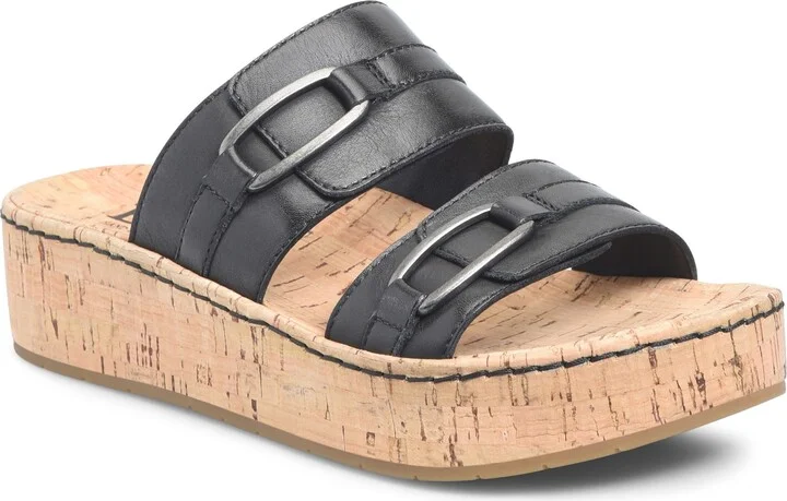 Solina Platform Wedge Slide Sandal