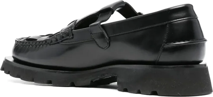 Soller interwoven-design leather loafers - Image 3
