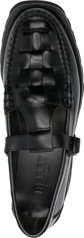 Soller interwoven-design leather loafers - Image 4