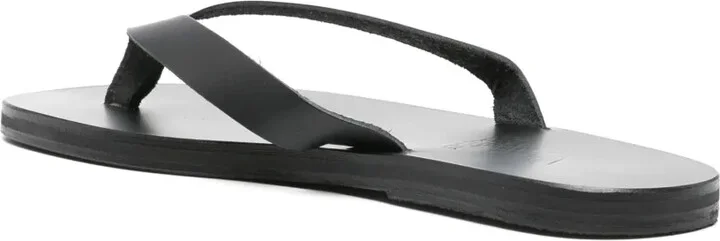 Solon flat leather sandals - Image 3