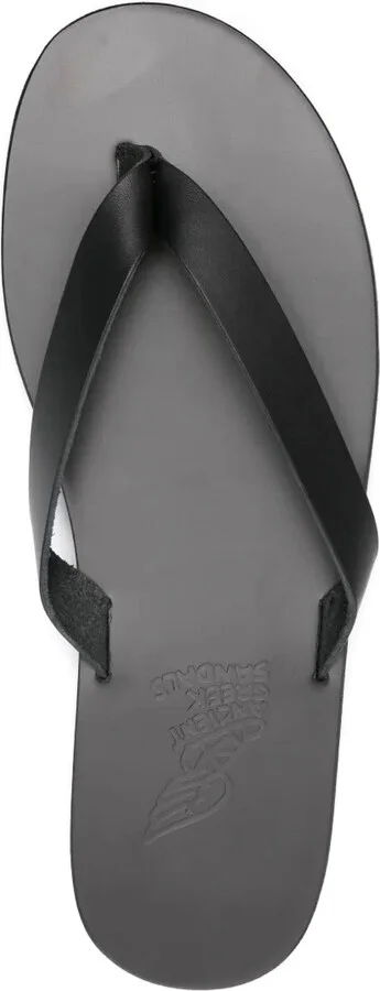 Solon flat leather sandals - Image 4