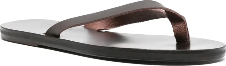 Solon flat leather sandals - Image 2