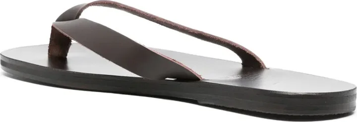 Solon flat leather sandals - Image 3
